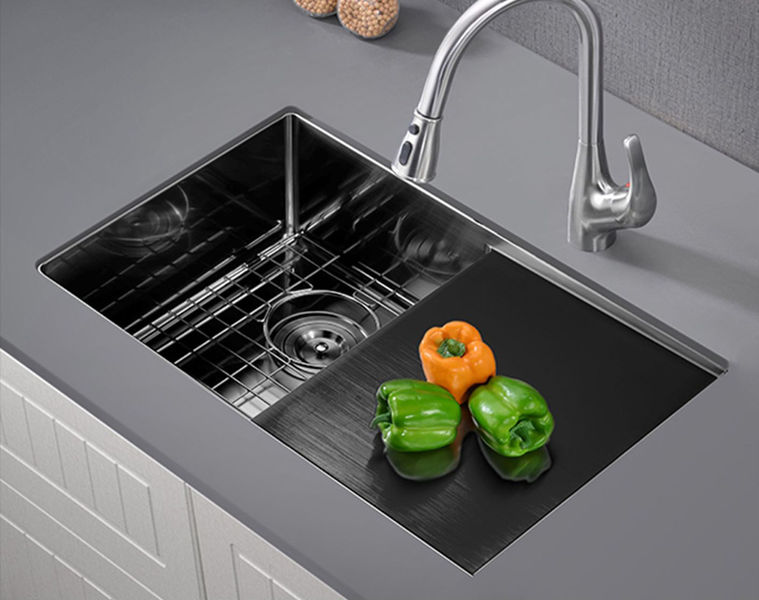 Cina terbaik Celemek Bak Cuci Piring Stainless Steel penjualan